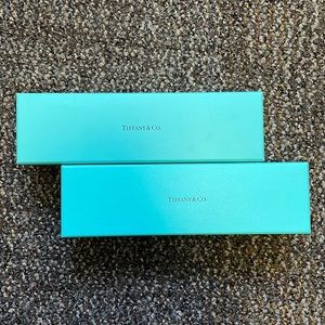 Tiffany & Co. bracelet, necklace boxes